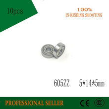 605ZZ Rolamento 10 PCS 5x14x5mm p6 p5 605Z Em Miniatura Rolamentos de Esferas 605 ZZ EMQ Z3V3 2024 - compre barato