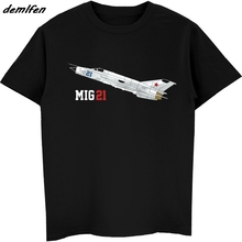 Aeroclassic mig 21 aeronaves t-camisa masculina de manga curta t camisa masculina casual legal camisetas topos harajuku streetwear 2024 - compre barato