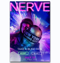 Hot New Classic NERVE Movie BANNER 2017-Silk Art Poster Wall Sticker Decoration Gift 2024 - buy cheap