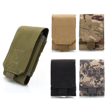 2018 Outdoor Bag Tactical Holster MOLLE Camouflage Bag Pouch Holster Cover Case Mobile Phone (20L for 18*10cm Other for 14*9cm) 2024 - buy cheap