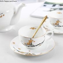 Креативная керамическая кружка в китайском стиле, кофейная чашка, кофейная бар, чашка для завтрака, чашка для молока, домашнее украшение, питьевая утварь 2024 - купить недорого
