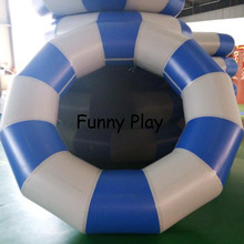 Inflatable water jumper platform Bouncer Soft Jumping bed Inflatable Bungee water trampoline free shipping 2024 - buy cheap