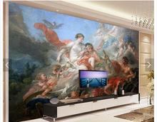 Papel tapiz fotográfico 3d personalizado, 3d murales de pared de TV, ajuste de TV, mitología, Venus para disparar armas, papel tapiz para sala de estar 2024 - compra barato