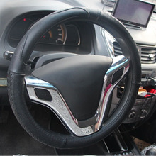 1pc abs for Chevrolet sail 2010-2014 steering wheel decorate sticker Matt / bright 2024 - buy cheap
