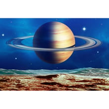 5D Diy Diamond Painting Cross Stitch full Square Round Diamond Embroidery Beautiful space planet picture for room Decor H1007 2024 - buy cheap