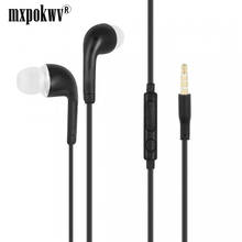 Wholesale In Ear 3.5mm Earphone MP3 MP4 Earphones Wired Music Earbuds with Mic For for LG Xiaomi Phone Samsung Dropshipping 2024 - buy cheap