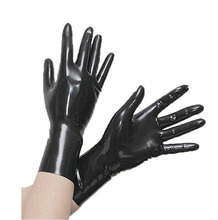 latex gloves rubber gloves Sexy latex gloves brack red S M L moulded gloves unisex 2024 - buy cheap