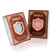 Cartas de juego de plástico NOBLE, cartas avanzadas de póker de plástico, PVC, Texas Hold'em 2024 - compra barato