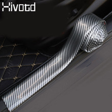 For Mazda CX-5 CX5 Accessories Carbon Fiber Layer Threshold Protector Car Door Sill Scuff Plate Interior Styling 2020-2017 2024 - buy cheap