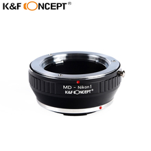 K & F CONCEPT Адаптер для крепления объектива для Minolta MD MC Объектив для Nikon 1-Series камера для Nikon V1 J1 беззеркальное крепление адаптер 2024 - купить недорого