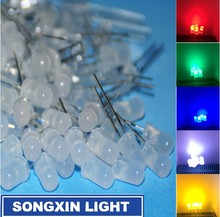 Difusor de led de 5mm, 1000x5 cores, vermelho, azul, verde, amarelo, branco, lâmpada super brilhante, lâmpada led, kit diy de diodo emissor de 5mm 2024 - compre barato