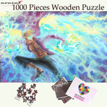 MOMEMO Anime One Piece Wooden Jigsaw Puzzles Marco Phoenix 1000 Pieces Cartoon Puzzle for Adults Children Toys Collectiable Gift 2024 - buy cheap