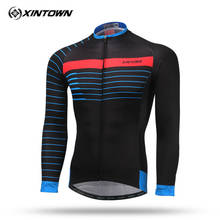 Xintown 2018 pro team Bicycle Jersey Long Sleeve Men Autumn Racing Cycling Jersey Breathable Cycling Clothing mtb Bike Jersey 2024 - buy cheap