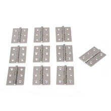 Mayitr 10Pcs Stainless Steel Cabinet Hinges Door Furniture Hinge 6 Holes for Kitchen Furniture Hardware Accessories 2024 - buy cheap