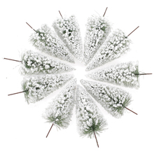 Árboles de cedro cubiertos de nieve blancos, 10 Uds., 1:75, modelo de tren, calle, parque, jardín, Diorama, paisaje, escena, HO N 2024 - compra barato