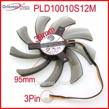 PLD10010S12M-ventilador VGA de 12V, 0,20 a, 95mm, 39x39x39mm, para Gigabyte GVN550WF2 N56GOC R667D3 r77oc, ventilador de enfriamiento de la tarjeta gráfica de 3 pines 2024 - compra barato