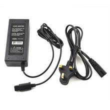 50 PCS a lot UK Plug AC adapter 100-240 power supply Adapter for Gamecube/NGC console with power cable/cord 2024 - buy cheap