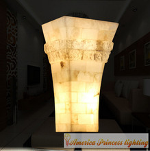 European marble wall lamp modern minimalist living room bedroom hallway hallway wall lamp, size: 33 * 20 * 12CM, E27, AC110-240V 2024 - buy cheap