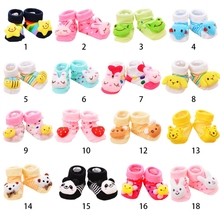 Baby Socks Anti-Slip Cotton Newborn Infant Cartoon Animal Slippers Boots Unisex 2024 - buy cheap