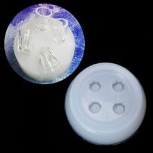 JAVRICK Mini Water Cup Bottle Pendant UV Resin Casting Mold Silicone Mold Jewelry Making 4x 2x 4.5cm 2024 - buy cheap