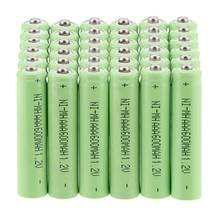 Lowest price! 30 PCS A SET 600 mah AAA 3A 1.2 V Ni-MH rechargeable battery-Green 2024 - buy cheap