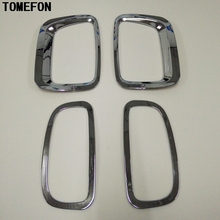 TOMEFON ABS chrome Front Rear Tail Fog Light Lamp Shade Bezel Cover Trim Car Exterior Accessories For Kia Sorento 2013 2024 - buy cheap