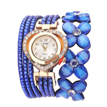 Flowers Fashion Luxury Rhinestone Bracelet Lady Dress Women Watches Fashionable Stylish Quartz Wrist Watch Relogio Feminino Saat 2024 - buy cheap