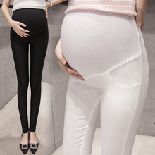 Леггинсы Fdfklak для беременных женщин, Осенние новые хлопковые леггинсы для беременных, Одежда для беременных, брюки для беременных 2022 - купить недорого
