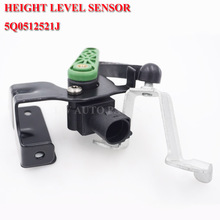 Sensor de ajuste nível do farol com suporte para passat b8 golf mk7 coelho a3 tt 5q0512521j 5q0512521g 5q0512521f 2024 - compre barato