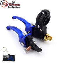 STONEDER Blue CNC Folding Brake Clutch Handle Lever For Chinese Pit Dirt Bike Motorcycle Motocross Taotao Thumpstar GPX YCF DHZ 2024 - buy cheap