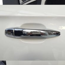 Накладки на автомобильные ручки, внешние аксессуары для Citroen C4 2016 ABS Chrome, 8 шт., защитное покрытие для дверной ручки 2024 - купить недорого