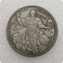 Памятные монеты итальянских штатов 1823 1 Scudo-Leo XII Sede Vacante копия монет-копия монет медаль коллекционные монеты 2024 - купить недорого