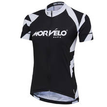 Женская велосипедная рубашка с коротким рукавом Morvelo, велосипедная рубашка для езды на велосипеде с коротким рукавом, одежда для спорта на открытом воздухе 2024 - купить недорого