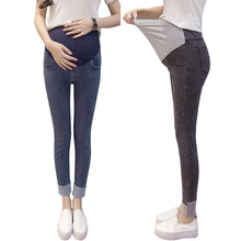 Джинсы с завышенной талией для беременных брюки узкие брюки для беременных штаны для кормящих матерей джинсы для беременных одежда эластичные джинсы для беременных 2024 - купить недорого