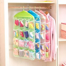 Storage Bags Hanger 16 Pocket Hanging Over The Door Socks Bag Collection Box Hanging Jewelry Organizer Earring Rings Bracelets 2024 - buy cheap