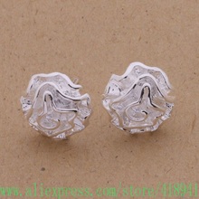 Silver Plated earrings , Silver Plated fashion jewelry , rose /eazamsga bcbajtia AE141 2024 - buy cheap