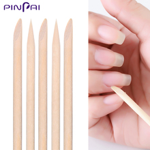 PinPai 20pcs Nail Art Design Orange Wood Sticks Cuticle Pusher Remover Manicure Pedicure Care Wooden Enviorment Nail Pushers 2024 - buy cheap