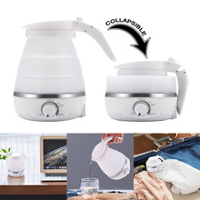 Travel Foldable Electric Kettle Portable Kettle Fast Water Boiling Food Grade Silicone Collapsible Portable Boil Dry Protection 2024 - buy cheap