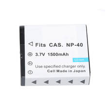 2Pcs/lot Batteries 1500mAh NP-40 CNP40 NP40 Replacement Battery For Casio NP-40 NP40 NP 40 CNP-40 Z850 Z400 Z300 Z100 Z1000 P505 2024 - buy cheap