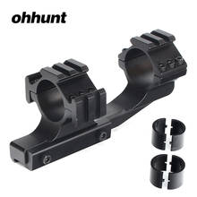 ohhunt Hunting Tactical 1 inch 25.4mm 30mm Offset Rifle Scope 11mm 3/8" Dovetail Rings Mount with Extra Picatinny Weaver Rail 2024 - buy cheap