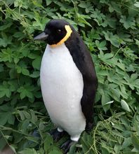 Pinguim de brinquedo em tamanho grande de polietileno e furs, boneco para presente de pinguim de 35x20cm 2230 2024 - compre barato
