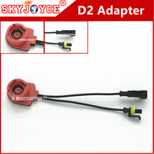 100X Wholesale D2 Adapter for hid xenon bulb 4300K D2S 3000K D2R 6000K D2C 5K to AMP connector ballast wire harness socket base 2024 - buy cheap