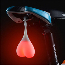 2020 велосипедные шарики, силиконовый светильник, креативный велосипед, водонепроницаемый светодиодный красные сигнальные огни светильник s, велосипед, заднее сиденье, яичная лампа 2024 - купить недорого