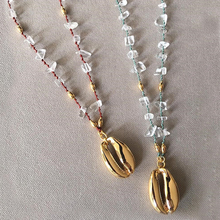 bolo bohemian women long big cowries shell pendant necklace Collana di conchiglie Collier de coquillages Collar de concha 2024 - buy cheap