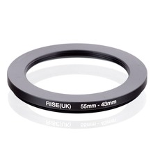 RISE(UK) 55mm-43mm 55-43mm 55 to 43 Step down Ring Filter Adapter black 2024 - buy cheap