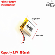 Good Qulity 3.7V,380mAH 902025 Polymer lithium ion / Li-ion battery for tablet pc BANK,GPS,mp3,mp4 2024 - buy cheap
