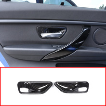 Manija de puerta Interior de ABS para coche, moldura de cubierta para BMW Serie 3, 4, f30, f32, f35, 316i, 318i, 320li, 2013-2018, accesorios para coche 2024 - compra barato