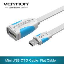 Vention Mini USB 2,0 OTG кабель мужчин и женщин OTG кабель для планшетных ПК/MP3/MP4/gps/автомобильный аудио/камера 2024 - купить недорого