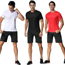 Ropa Deportiva de gimnasio para hombre, para correr, Fitness, entrenamiento físico, trajes de entrenamiento, correr deportes, chándal, ajuste en seco 2024 - compra barato