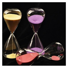 Reloj de arena colorido, cronómetro de plástico, decoración para el hogar y la Oficina, 5min /10min 2024 - compra barato